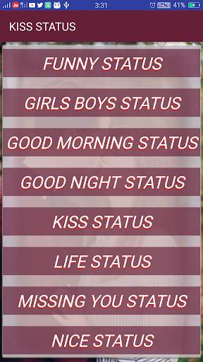 Kiss Status 2021 screenshot 3