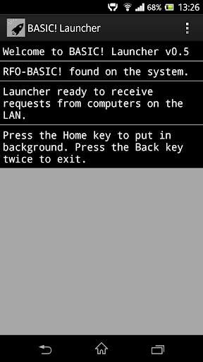 BASIC! Launcher (WiFi) screenshot 3