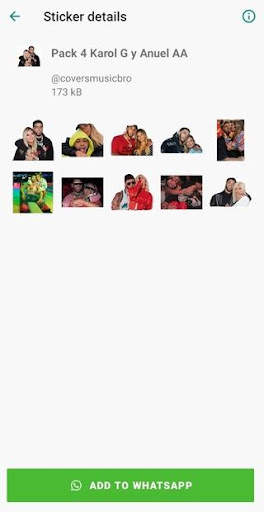 Stickers de Karol G para WhatSapp - WAStickers screenshot 4