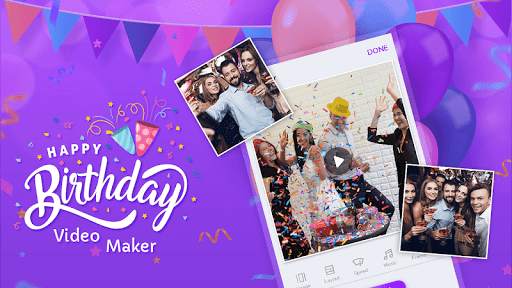 Birthday Video Maker with Song and Name screenshot 1