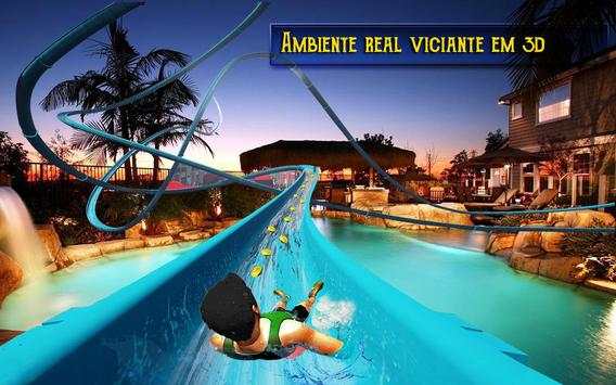 Corrediça de água corrida aventura deslizante jogo screenshot 1