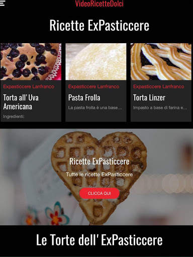 Video Ricette Dolci screenshot 1
