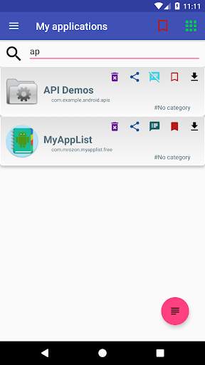 My applications screenshot 5