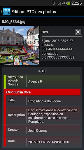 Press IPTC screenshot 3
