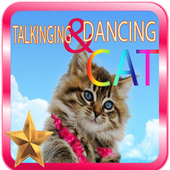 Talking And Dancing Cat أيقونة