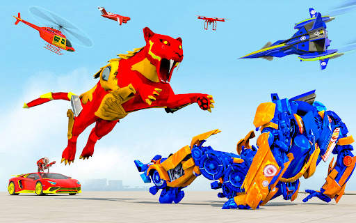 Panther Robot Transform Car screenshot 5