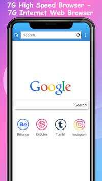 7G High Speed Browser - 7G Internet Web Browser screenshot 1