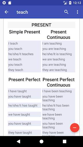 English Verbs screenshot 5