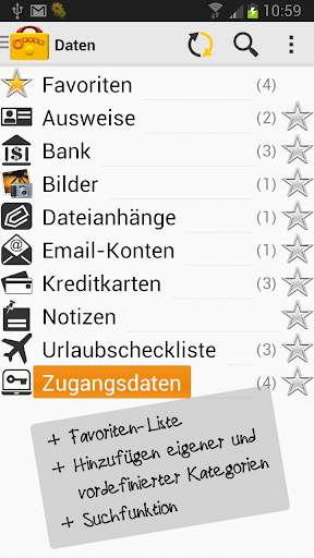 Keypa Daten-Safe und Messenger screenshot 5