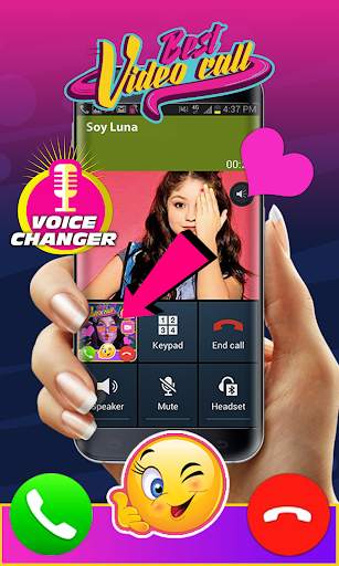 Video Call From Luna Soy Simulator screenshot 1