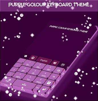 Purple Colour Keyboard Theme screenshot 5