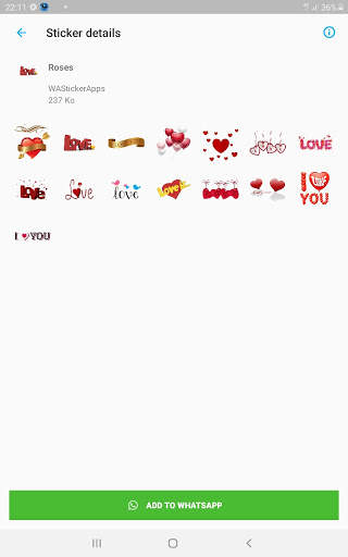 Love Stickers for WhatsApp 2021 💕❤ screenshot 11