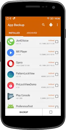 App backup & restore - Apk backup screenshot 1