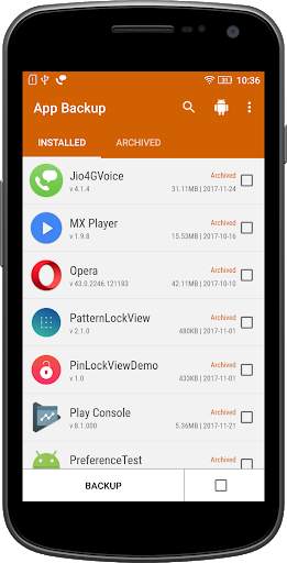 App backup & restore - Apk backup screenshot 1