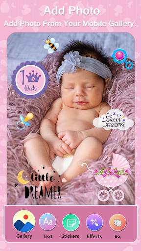 Baby Photo Editor - Baby photo screenshot 1