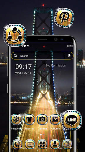 Lighting Bridge Launcher Theme screenshot 1