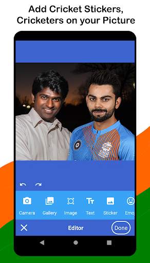 Indian Cricket Photo Frame स्क्रीनशॉट 3