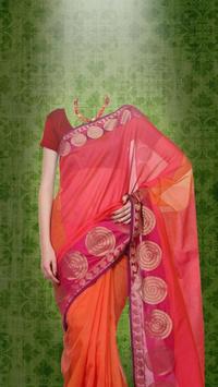 Woman Saree Photo Montage скриншот 2