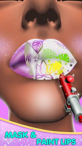 Lips Done 3D Satisfying Lipstick art Makeup Game 7 تصوير الشاشة