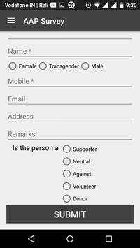 AAP Survey screenshot 3