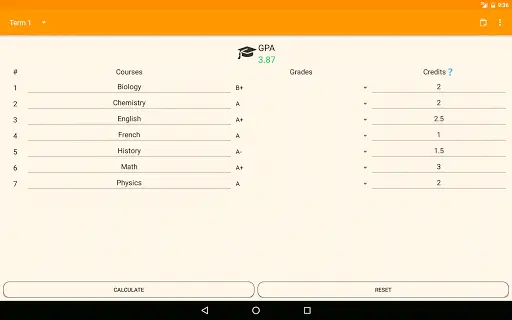 GPA Calculator screenshot 14