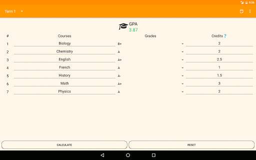GPA Calculator screenshot 14