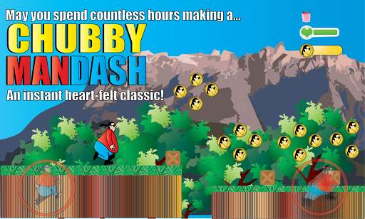 Chubby Man Dash скриншот 3