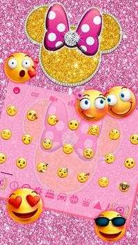 Glitter Bow Minnies Keyboard screenshot 3