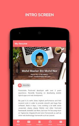 My Portfolio screenshot 2