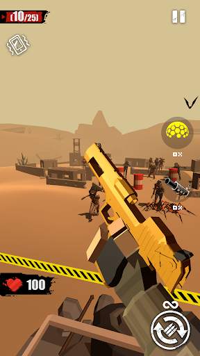 銃をマージしてゾンビを撃つ screenshot 1