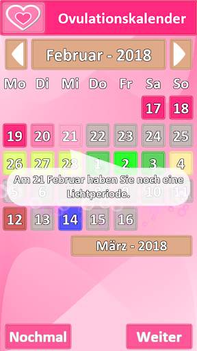 Ovulation App Deutsch screenshot 4