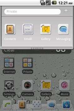 Gray GO Launcher EX Theme screenshot 3