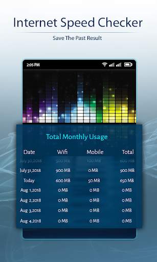 Internet Speed Test Meter 4 تصوير الشاشة