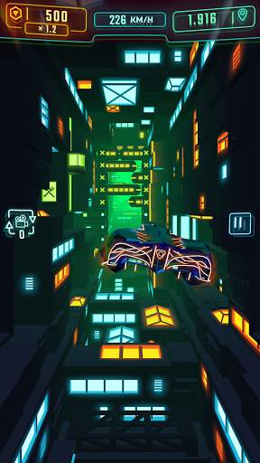 Neon Flytron: Cyberpunk Racer screenshot 5