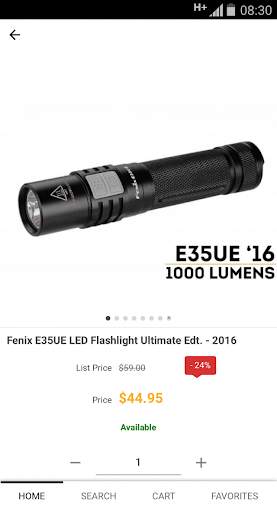 Fenix Store - LED Flashlights screenshot 3