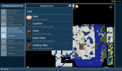 Remote Admin For Minecraft (F) screenshot 4
