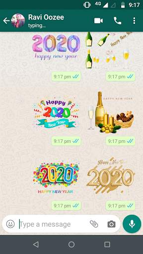 New Year Stickers for WhatsApp screenshot 3