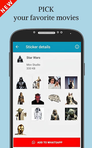 Movie Stickers For WhatsApp 🎦 New WAStickerApps screenshot 2