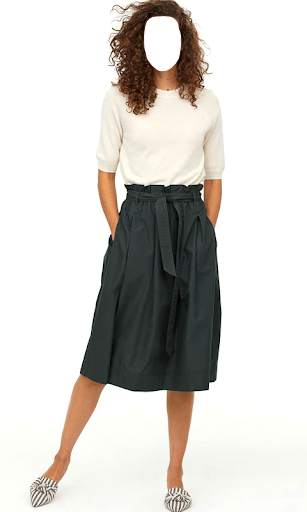 Women Mini Skirt Photo Suit screenshot 2