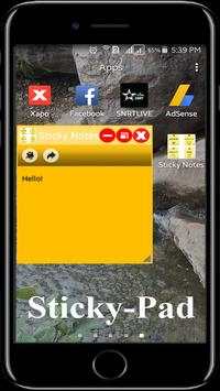 Sticky Pad - Sticky Notes 1 تصوير الشاشة