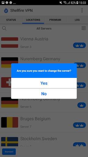 Shellfire VPN screenshot 6