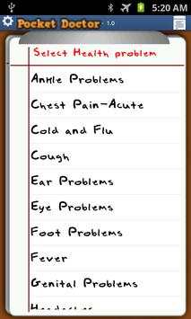 Pocket Doctor lite screenshot 1