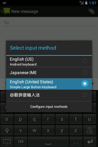Simple Large Button Keyboard screenshot 5