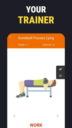 Home workouts with dumbbells screenshot 3
