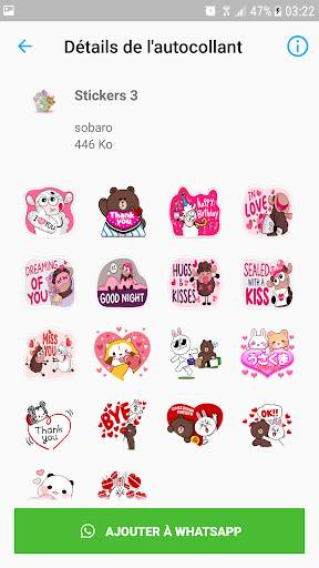 Teddy Sticker For WhatsApp - WAStickerApps screenshot 4
