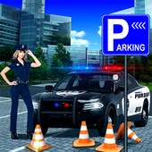 Highway Police Parking Car 3D Police Car Parking logo