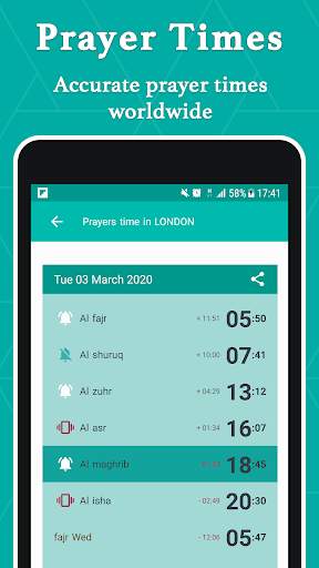 Muslim Prayer Times : ( Salaat Time ) screenshot 3