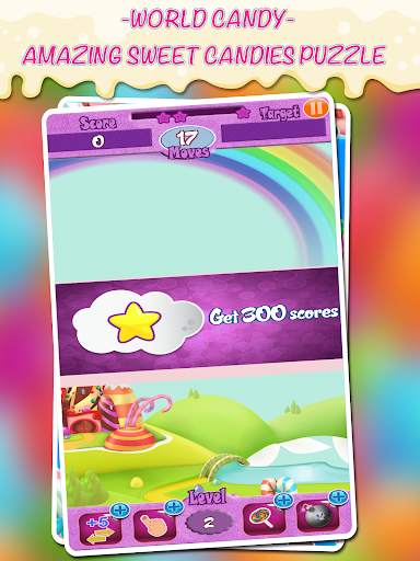 Blast Candies in World Candy: Free Match 3 Puzzle screenshot 6