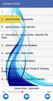 James Arthur Songs  - Offline screenshot 3