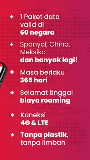 DENT: Paket Data eSIM Dunia screenshot 3